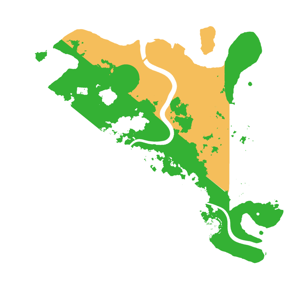 Biome Rust Map: Procedural Map, Size: 3000, Seed: 1235314375