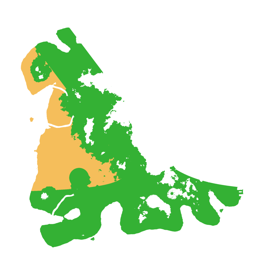 Biome Rust Map: Procedural Map, Size: 3500, Seed: 1351754433