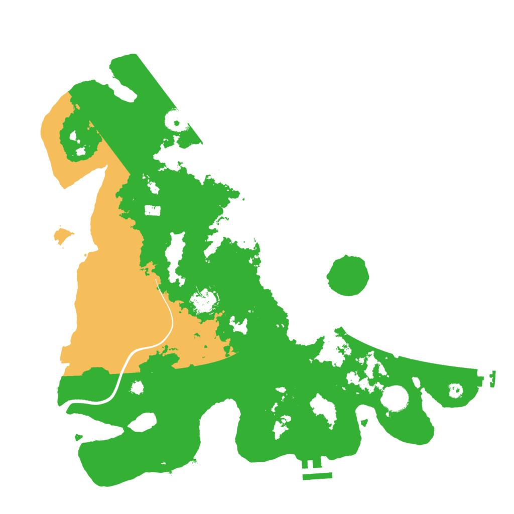 Biome Rust Map: Procedural Map, Size: 3500, Seed: 1351754433