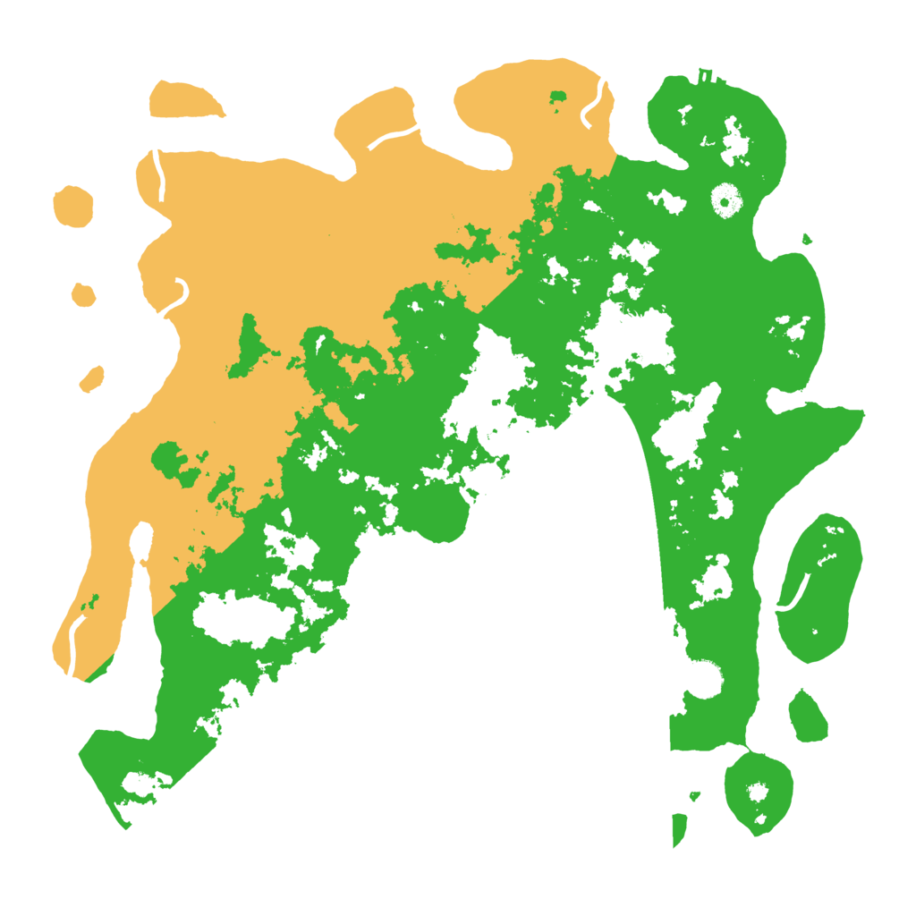 Biome Rust Map: Procedural Map, Size: 4250, Seed: 1238163898