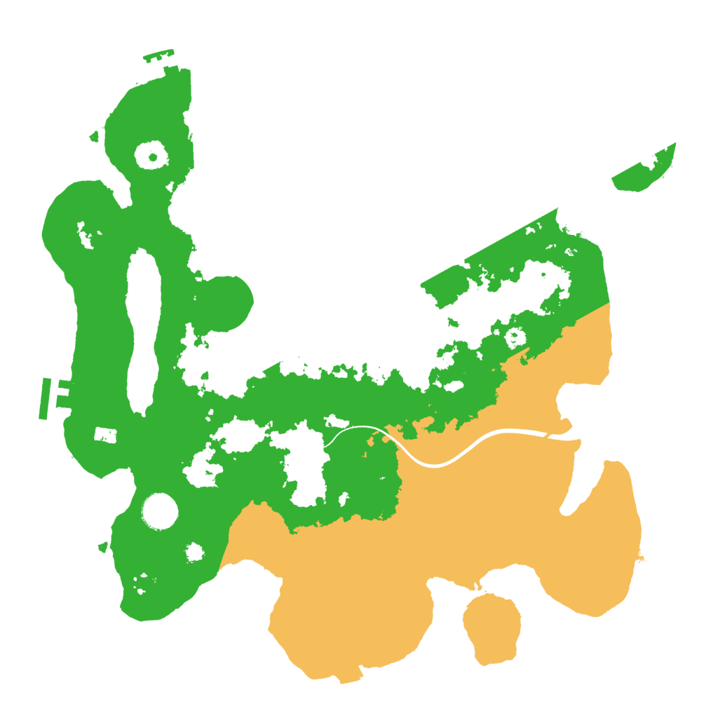 Biome Rust Map: Procedural Map, Size: 3500, Seed: 138585019