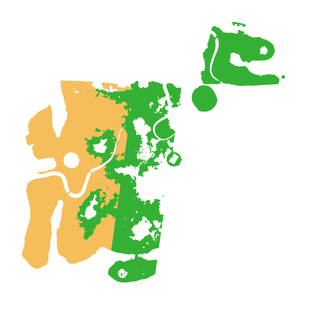 Biome Rust Map: Procedural Map, Size: 3500, Seed: 1681594548