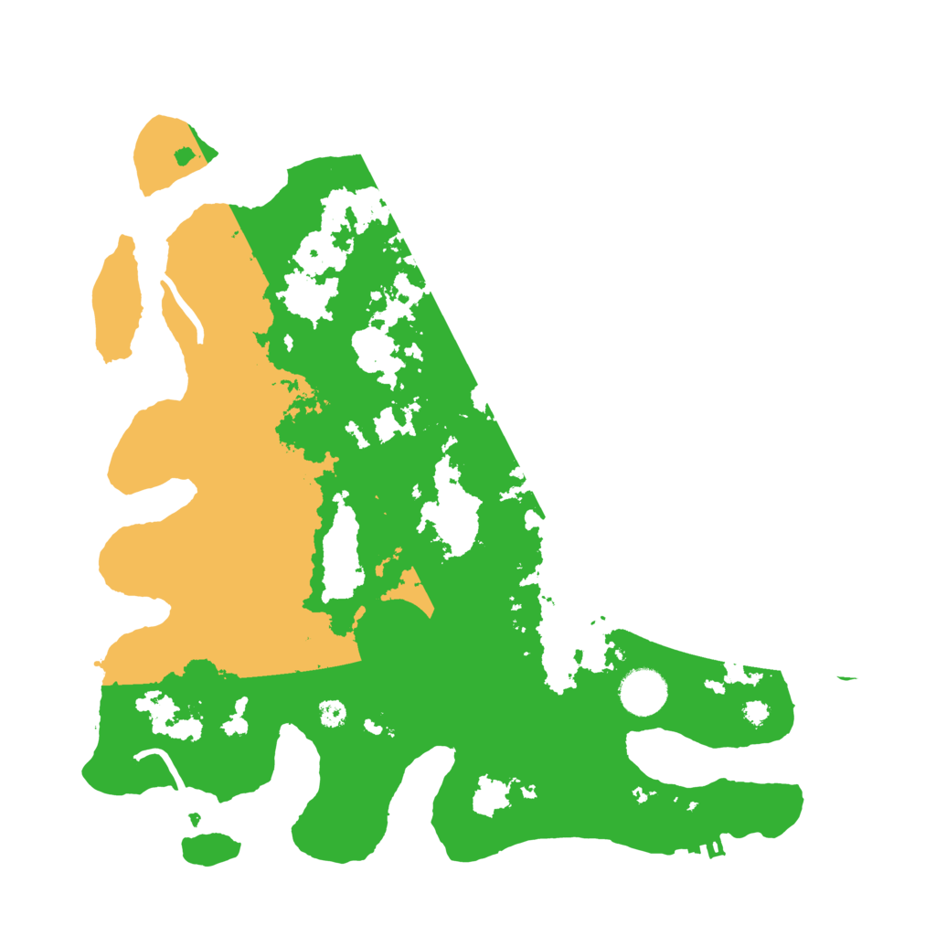 Biome Rust Map: Procedural Map, Size: 3500, Seed: 1100309