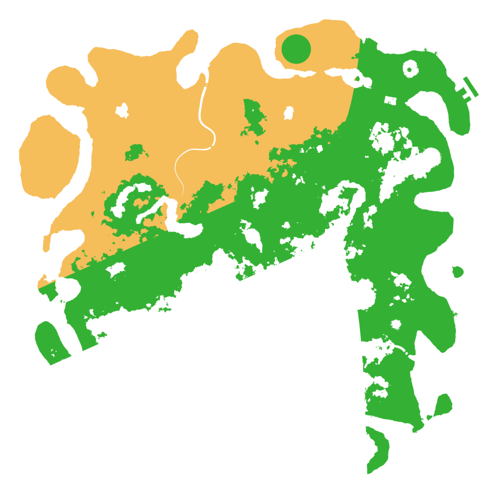 Biome Rust Map: Procedural Map, Size: 4500, Seed: 16513256