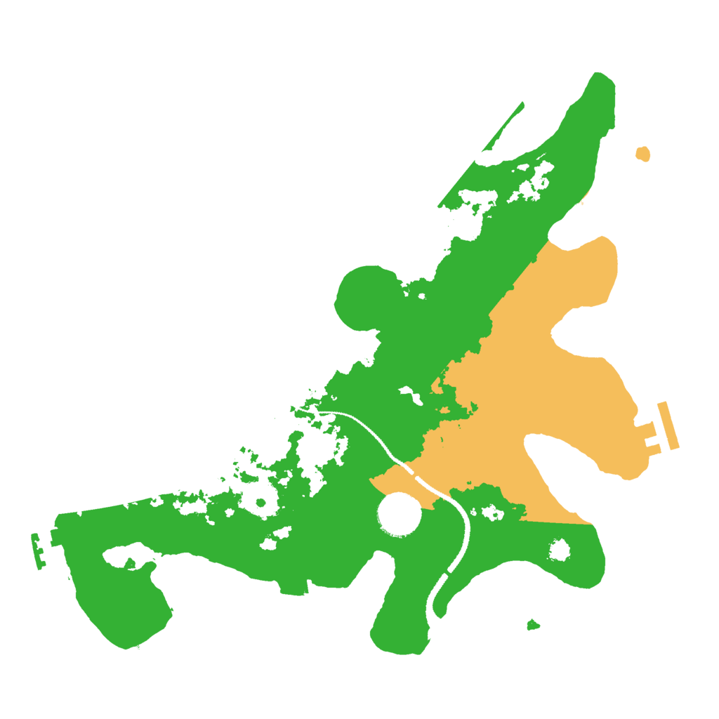 Biome Rust Map: Procedural Map, Size: 3000, Seed: 54647