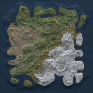 Thumbnail Rust Map: Procedural Map, Size: 3850, Seed: 1904580612, 20 Monuments