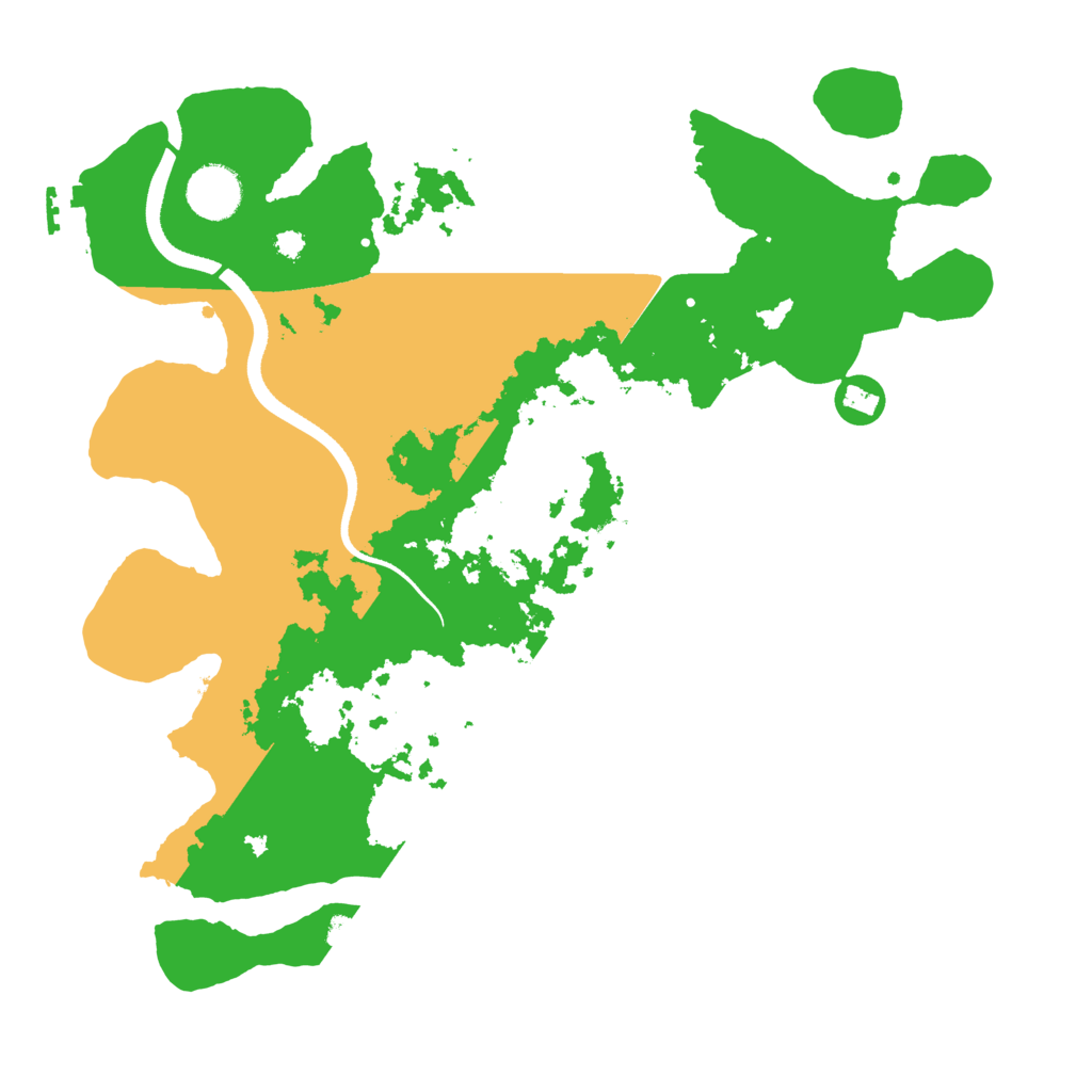 Biome Rust Map: Procedural Map, Size: 3500, Seed: 765611979