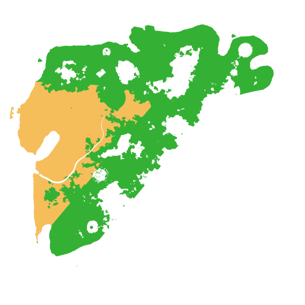 Biome Rust Map: Procedural Map, Size: 3800, Seed: 1400704802