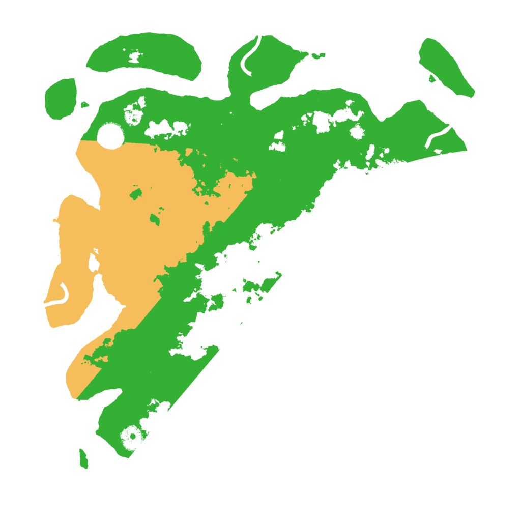 Biome Rust Map: Procedural Map, Size: 3500, Seed: 244766153