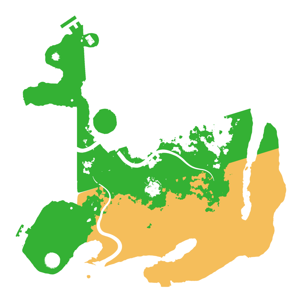 Biome Rust Map: Procedural Map, Size: 3500, Seed: 1693563024
