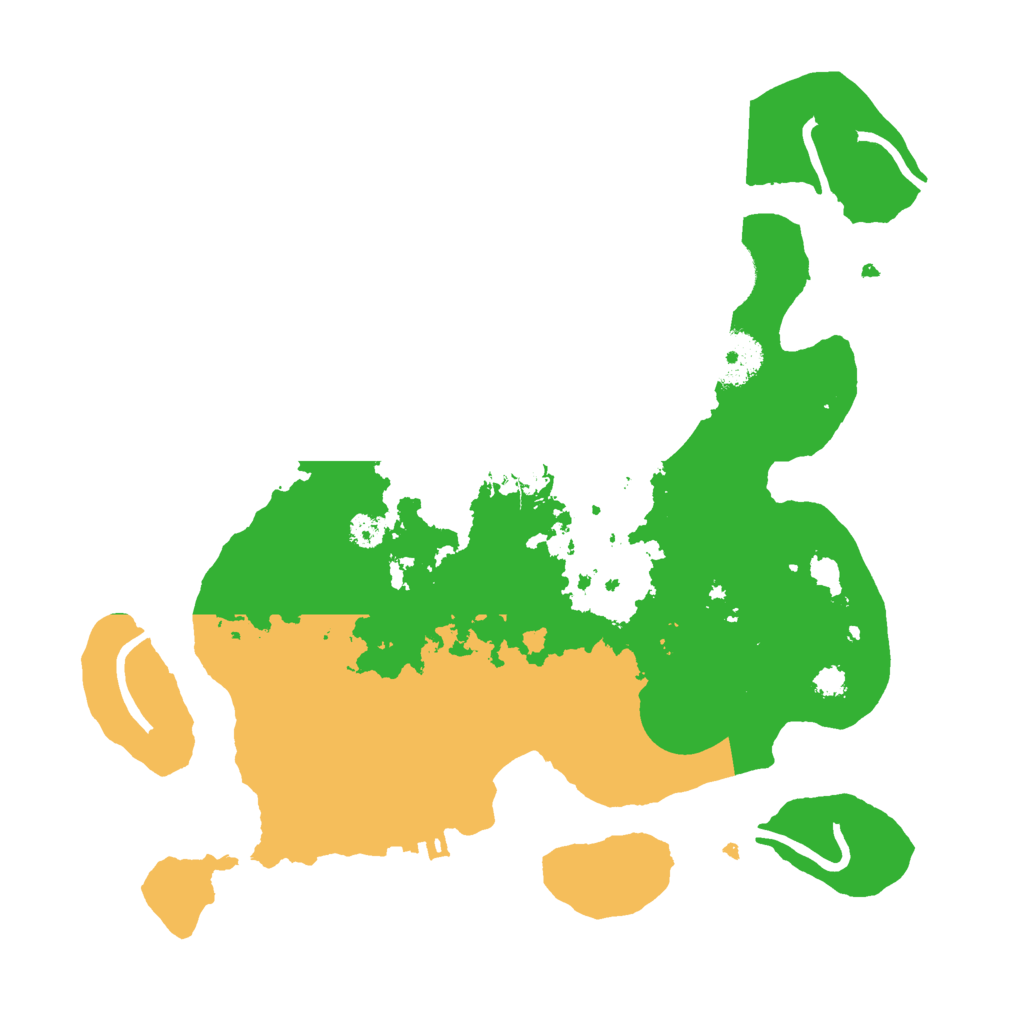 Biome Rust Map: Procedural Map, Size: 3000, Seed: 894814454