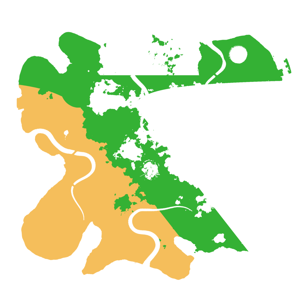 Biome Rust Map: Procedural Map, Size: 3000, Seed: 1943223288