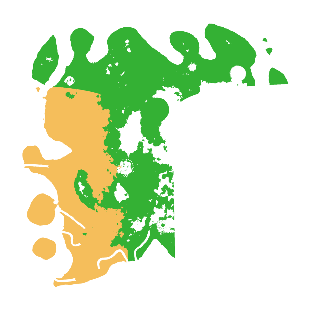 Biome Rust Map: Procedural Map, Size: 3500, Seed: 84541