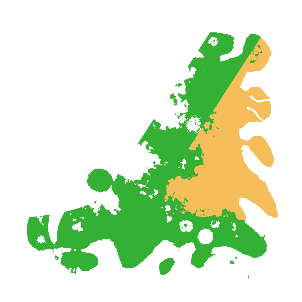 Biome Rust Map: Procedural Map, Size: 3500, Seed: 1030422145