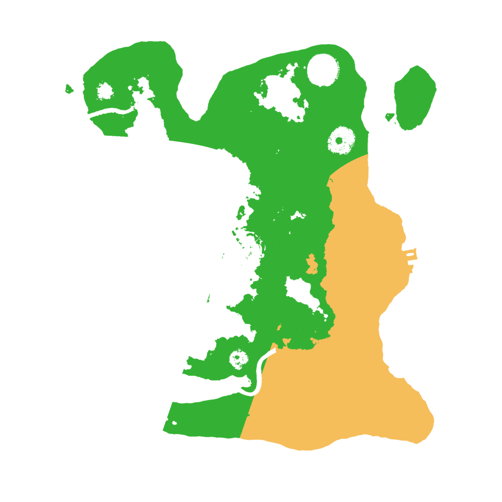 Biome Rust Map: Procedural Map, Size: 2800, Seed: 4919939