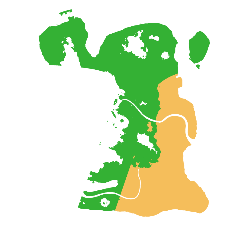 Biome Rust Map: Procedural Map, Size: 2800, Seed: 4919939