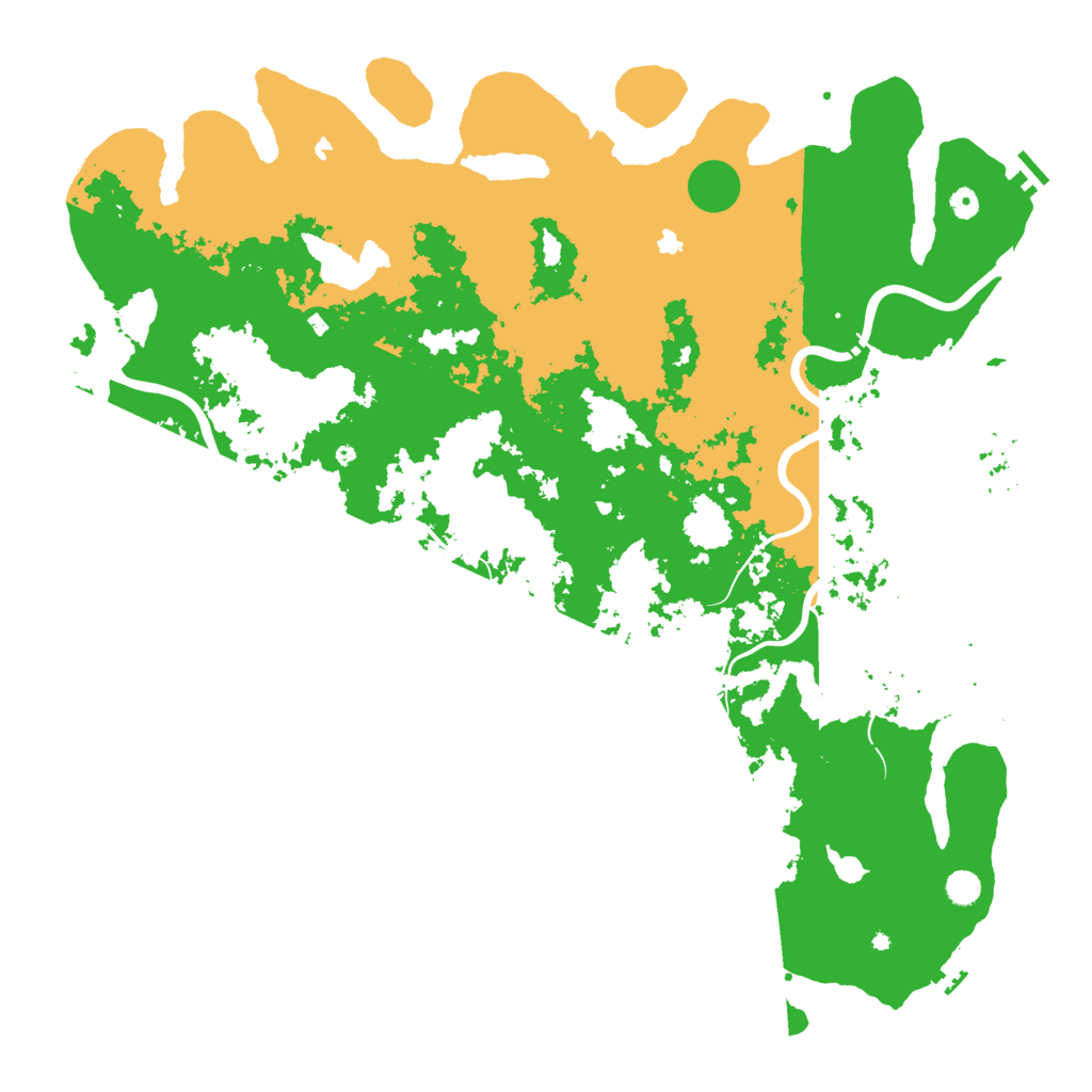 Biome Rust Map: Procedural Map, Size: 5500, Seed: 70000