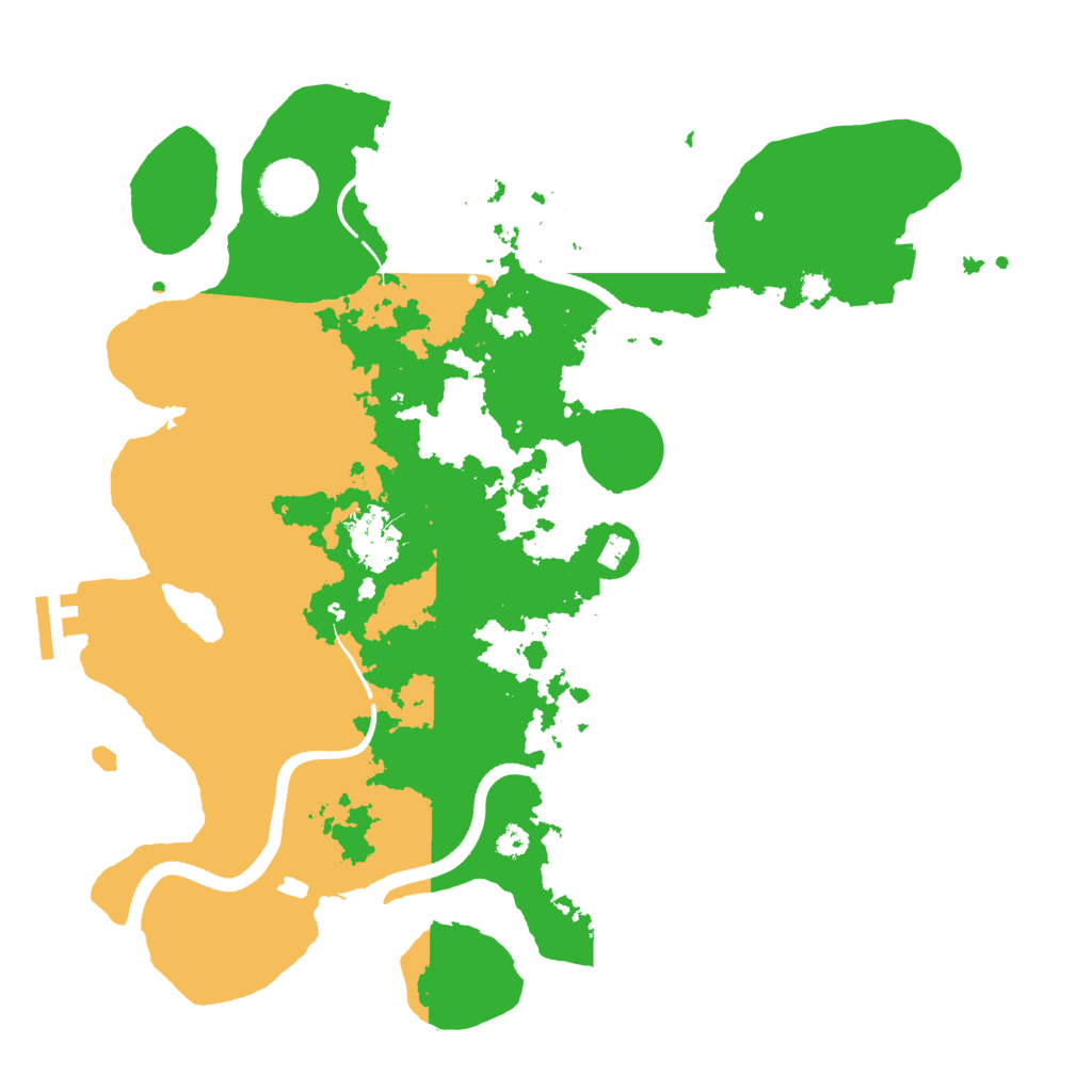 Biome Rust Map: Procedural Map, Size: 3500, Seed: 253875761