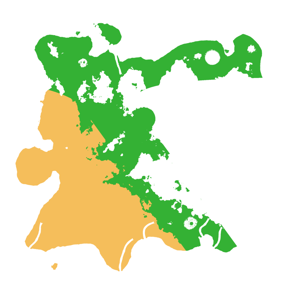 Biome Rust Map: Procedural Map, Size: 3500, Seed: 35353543