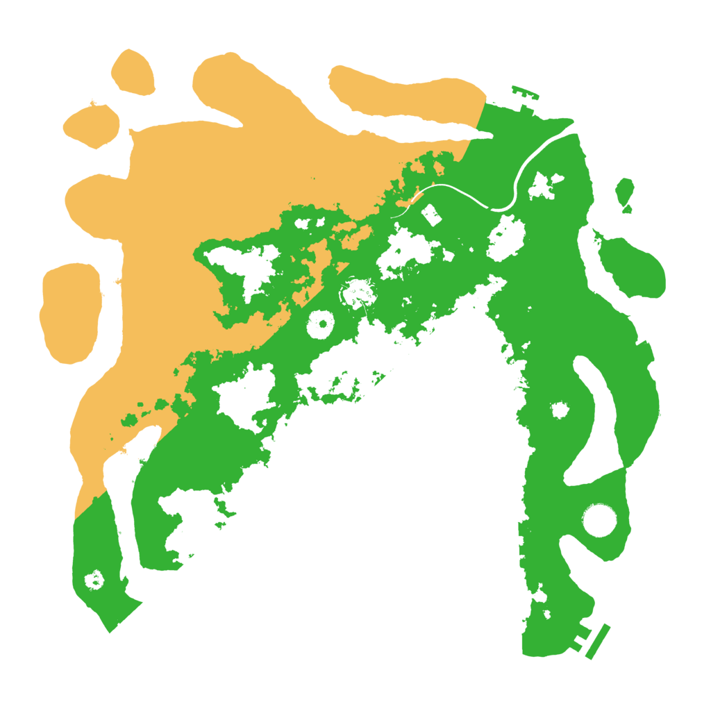 Biome Rust Map: Procedural Map, Size: 3750, Seed: 30567042