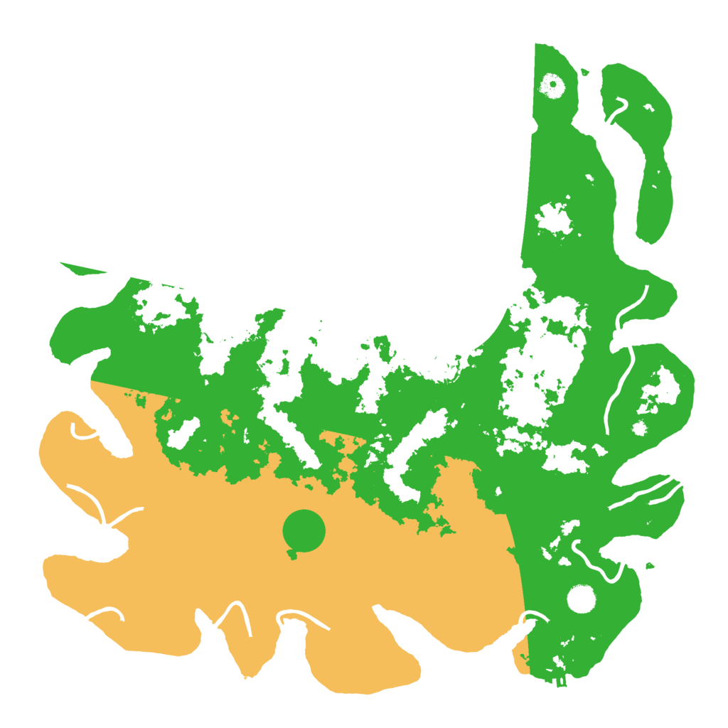 Biome Rust Map: Procedural Map, Size: 4500, Seed: 5383417