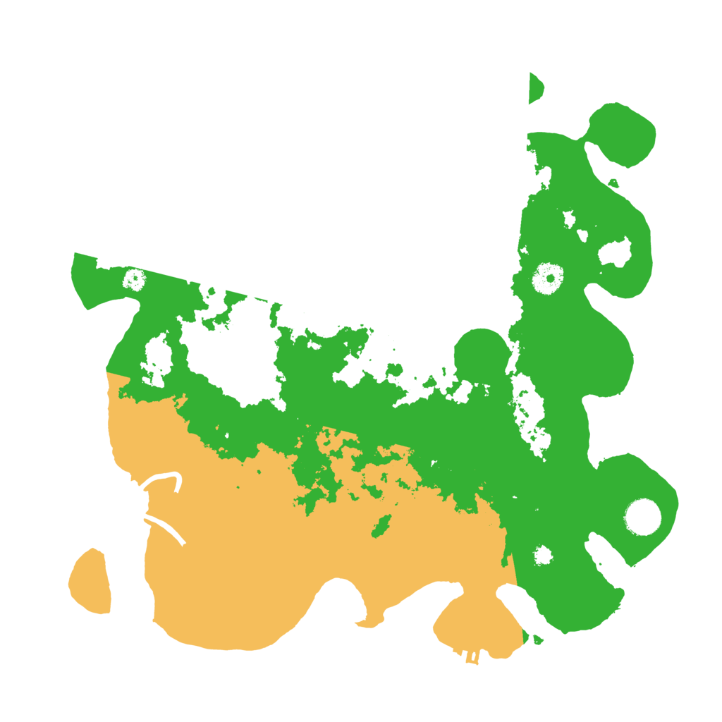 Biome Rust Map: Procedural Map, Size: 3500, Seed: 21884