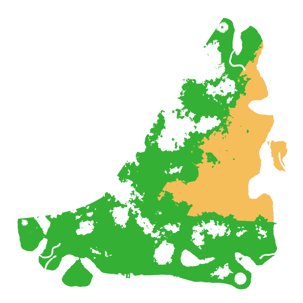 Biome Rust Map: Procedural Map, Size: 4500, Seed: 1342602