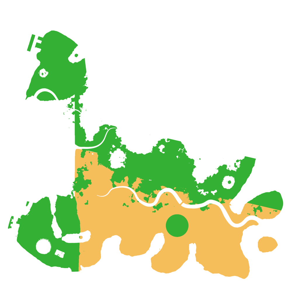 Biome Rust Map: Procedural Map, Size: 3500, Seed: 1350589291