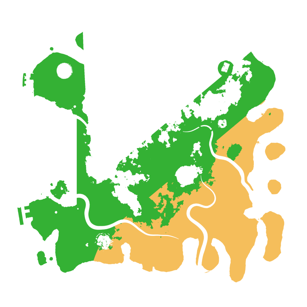 Biome Rust Map: Procedural Map, Size: 3500, Seed: 1594195354