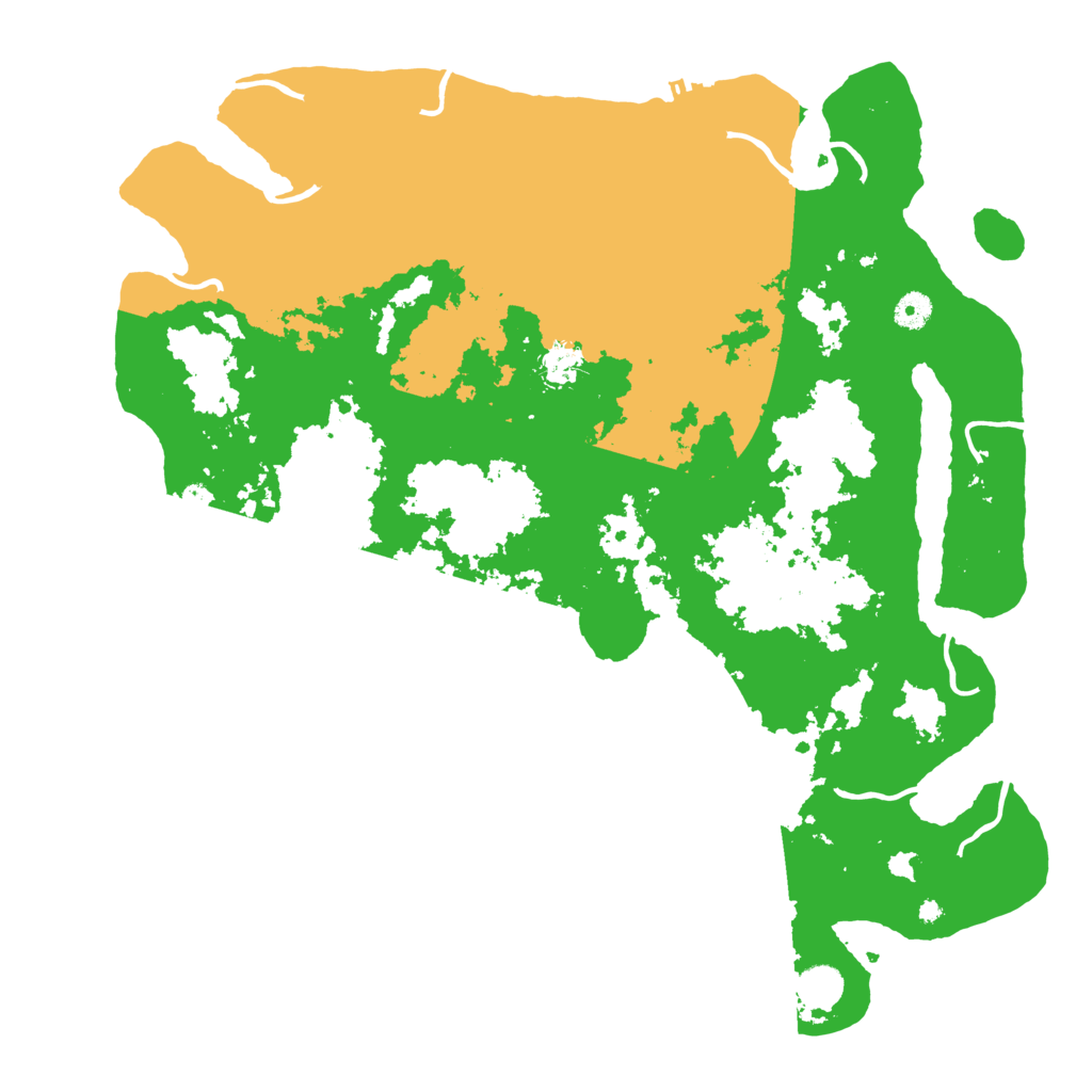 Biome Rust Map: Procedural Map, Size: 4450, Seed: 2147483647