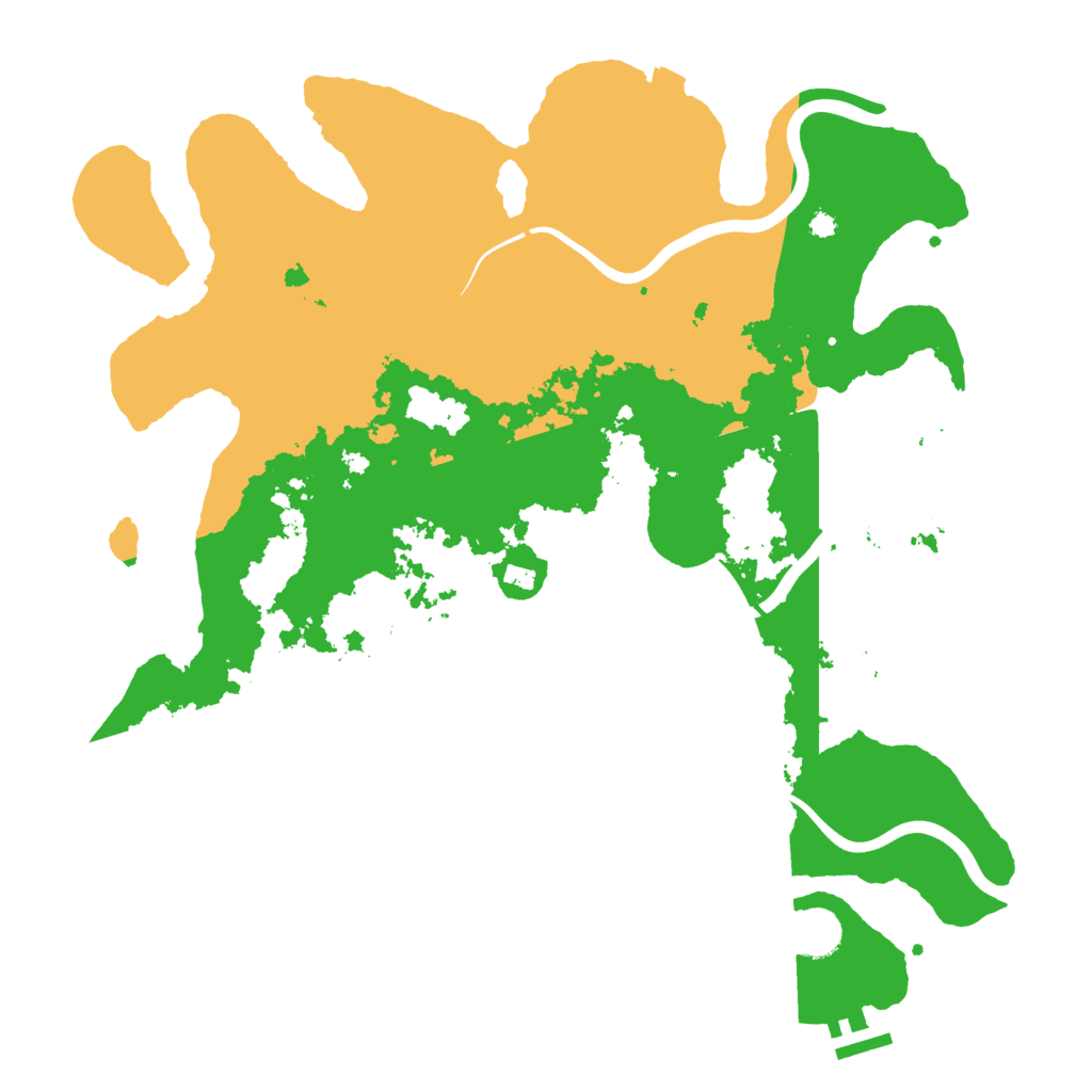 Biome Rust Map: Procedural Map, Size: 3850, Seed: 1246952245