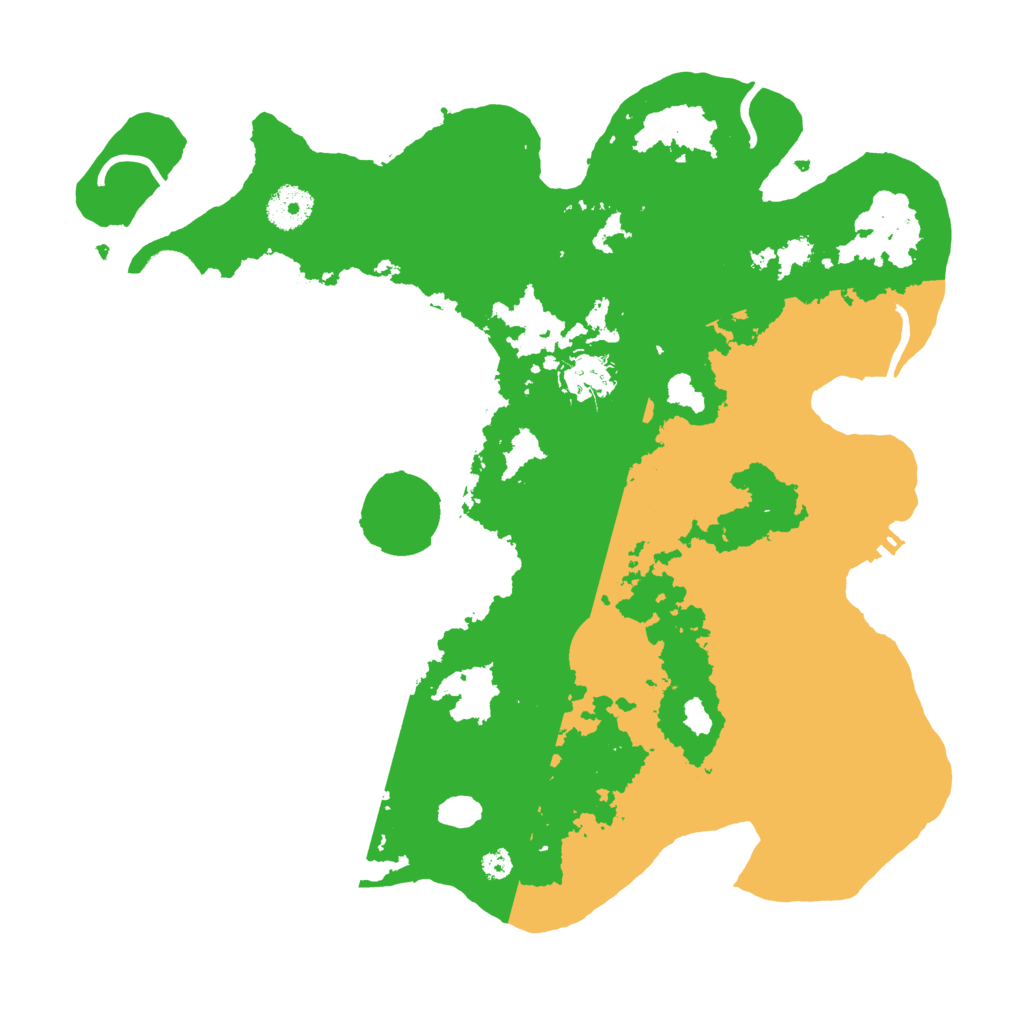 Biome Rust Map: Procedural Map, Size: 3500, Seed: 781251547