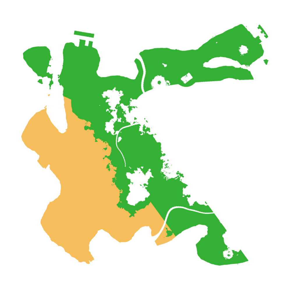 Biome Rust Map: Procedural Map, Size: 3000, Seed: 1150489825