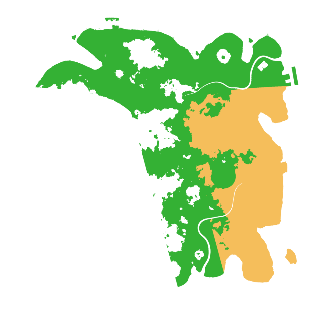 Biome Rust Map: Procedural Map, Size: 3500, Seed: 1436803678