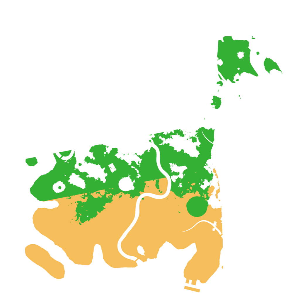 Biome Rust Map: Procedural Map, Size: 3850, Seed: 473407325