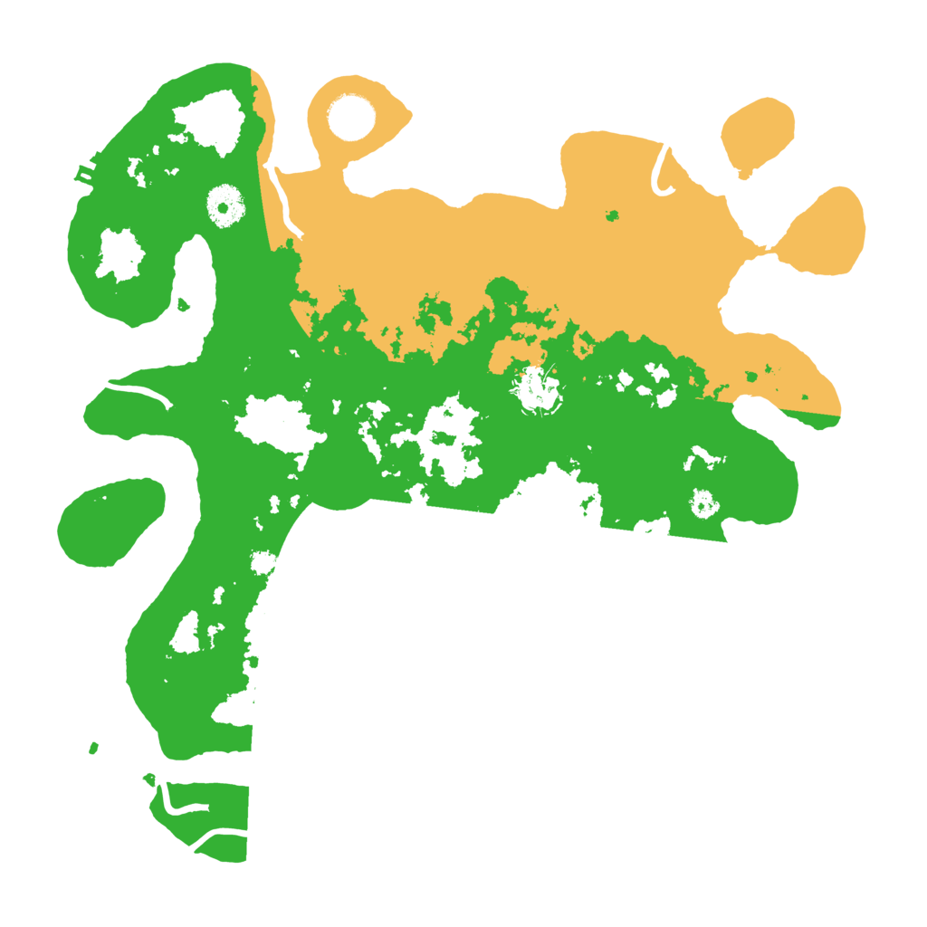 Biome Rust Map: Procedural Map, Size: 3500, Seed: 44306127