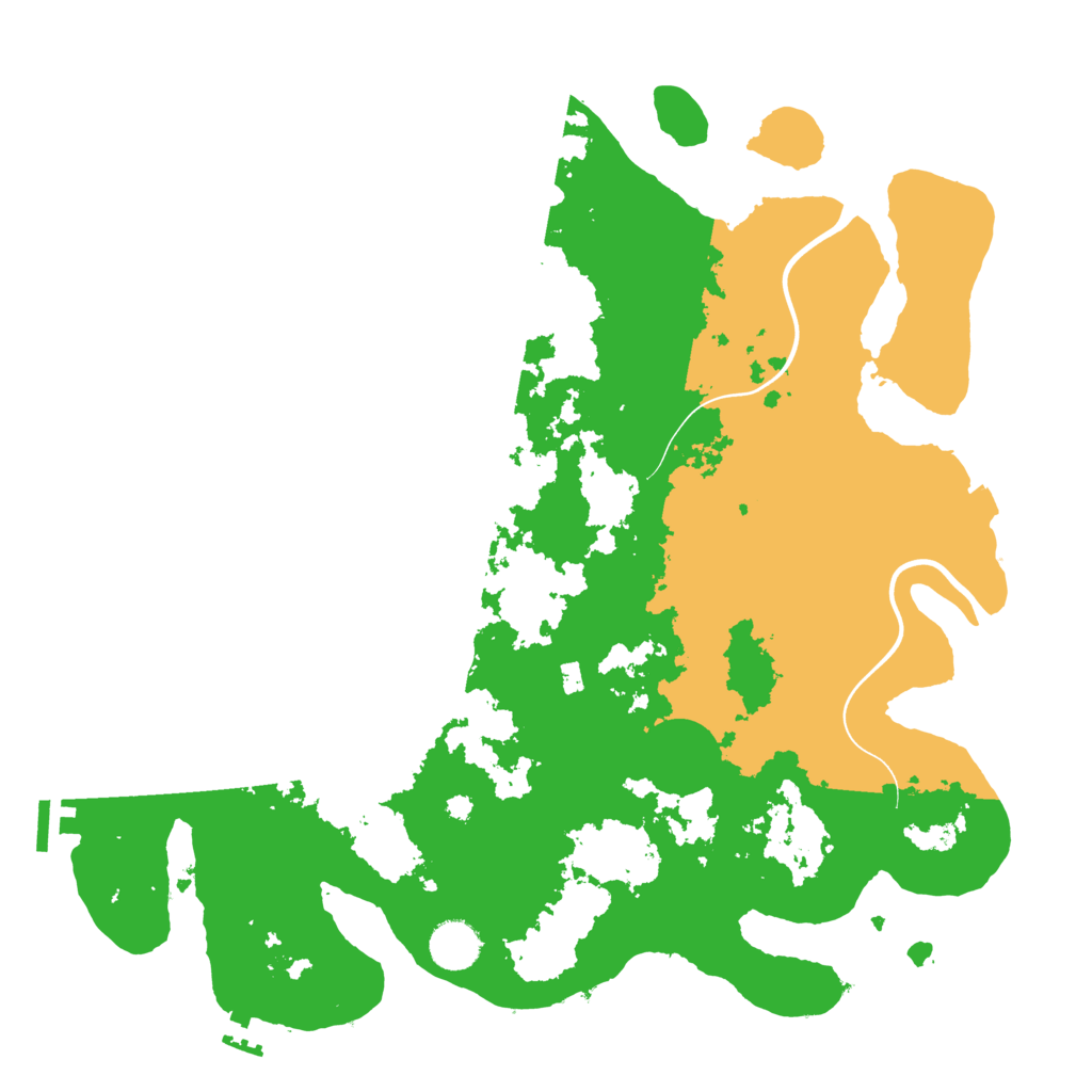 Biome Rust Map: Procedural Map, Size: 3850, Seed: 13792566