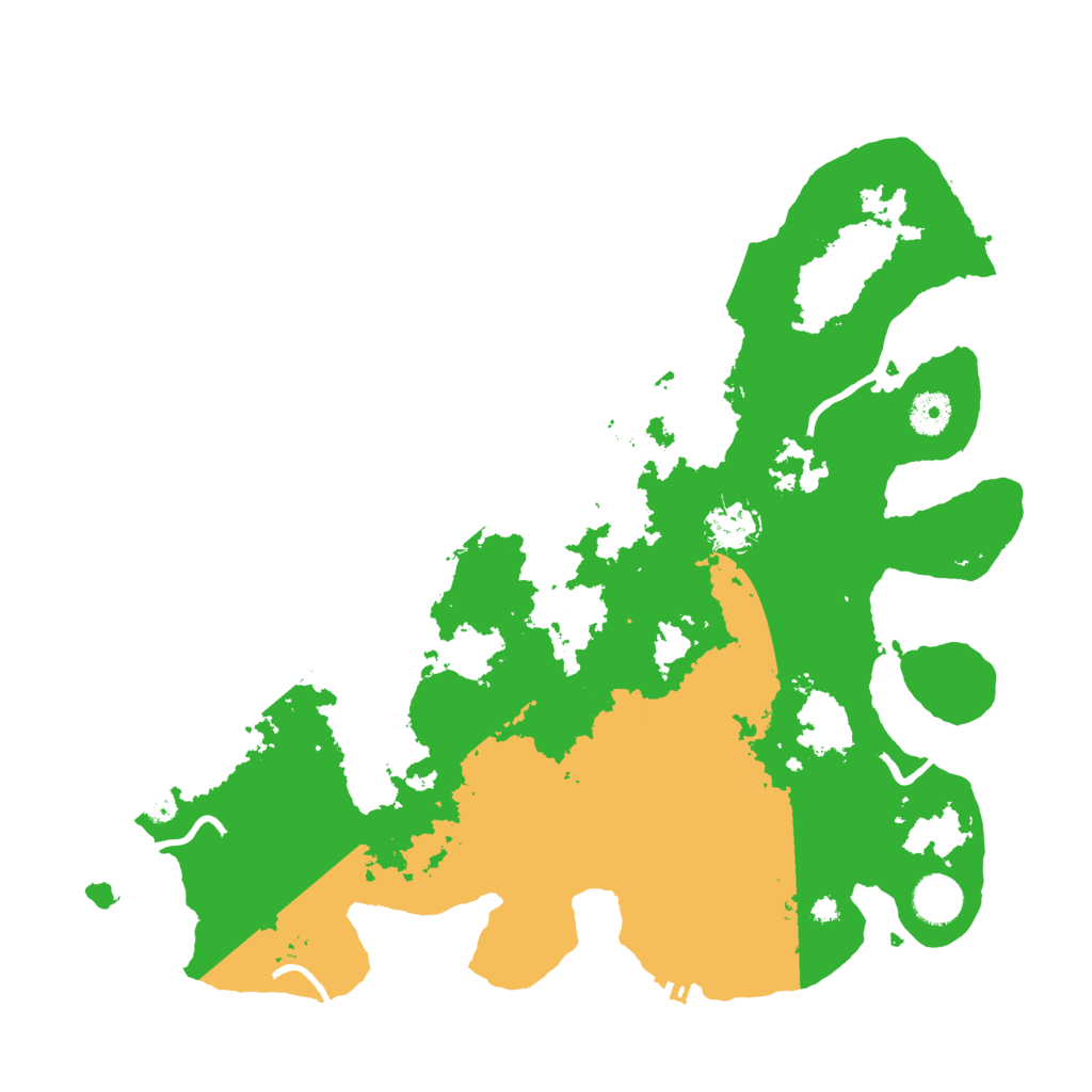 Biome Rust Map: Procedural Map, Size: 3850, Seed: 1319791878