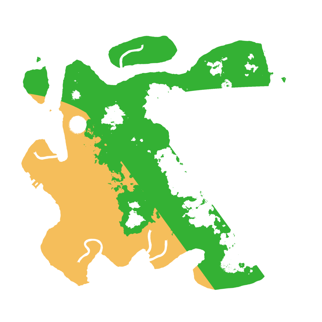 Biome Rust Map: Procedural Map, Size: 3300, Seed: 1150489825