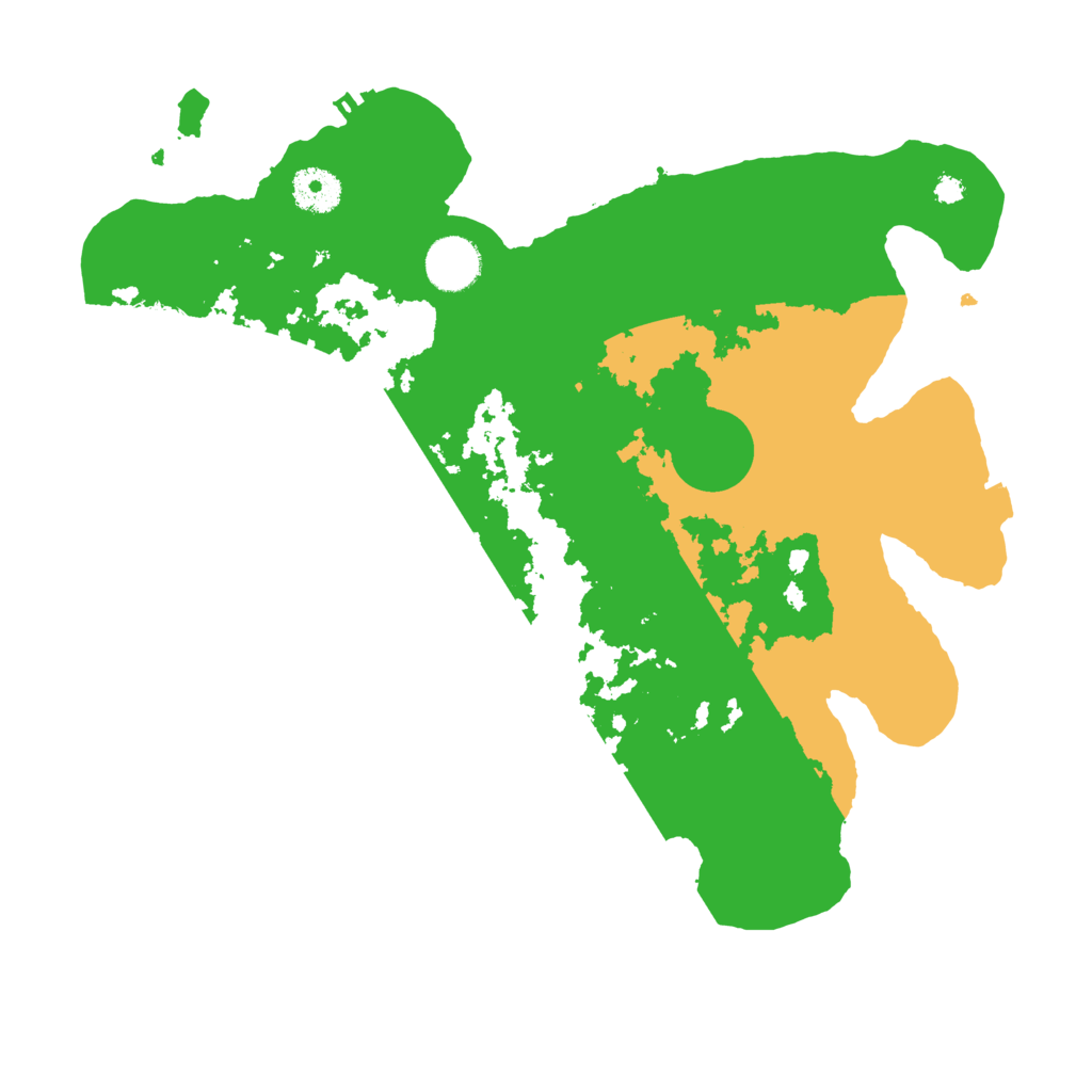 Biome Rust Map: Procedural Map, Size: 3500, Seed: 65449549