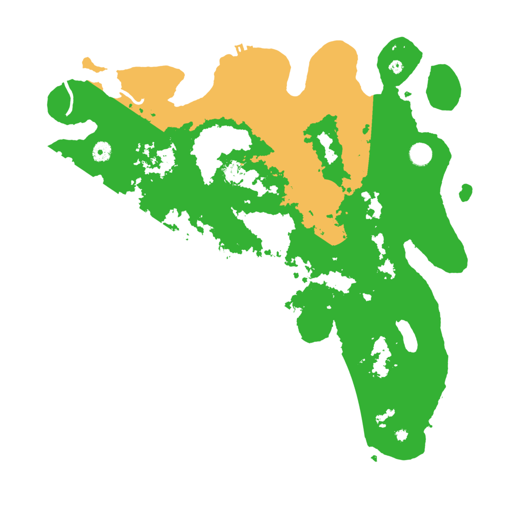 Biome Rust Map: Procedural Map, Size: 3950, Seed: 498836042