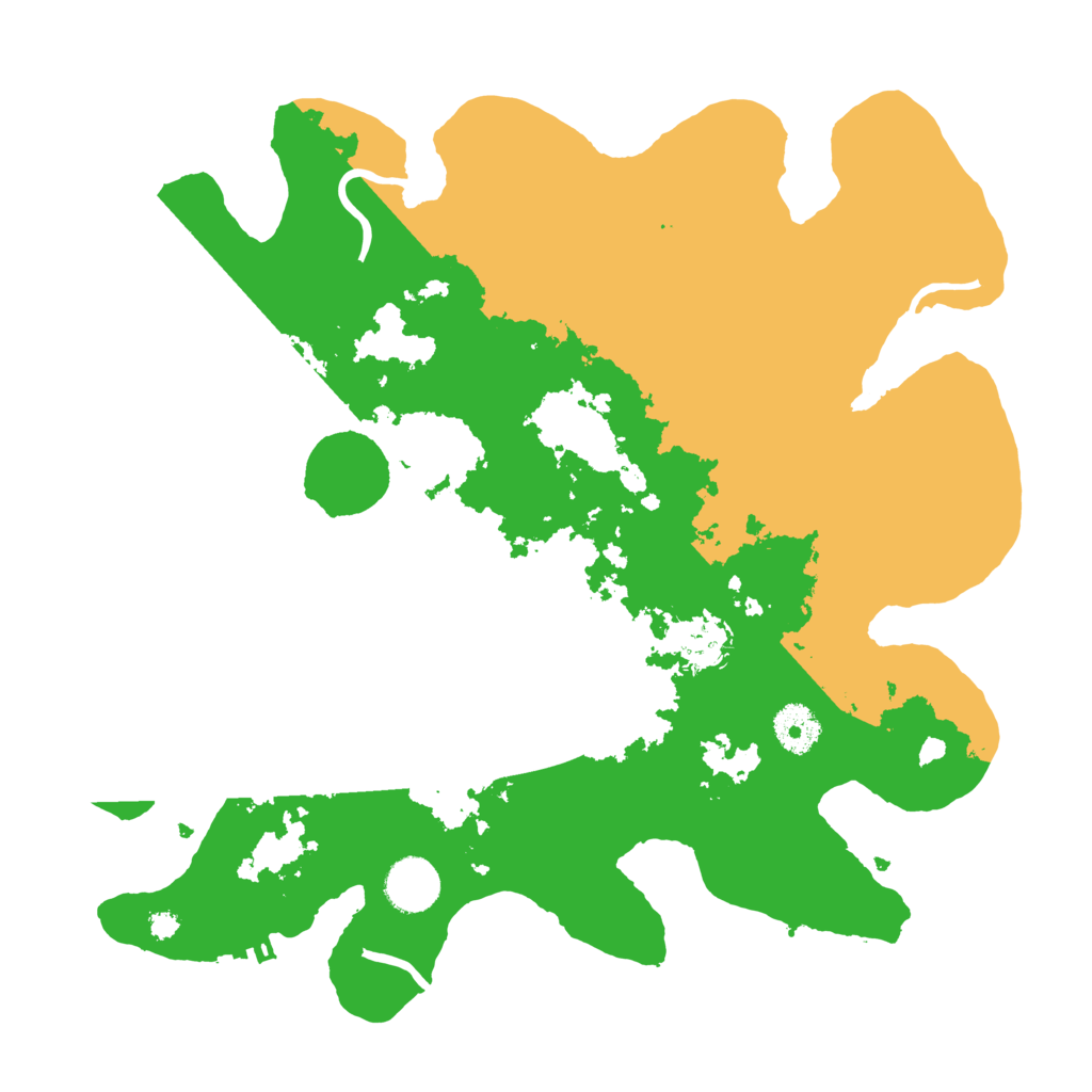 Biome Rust Map: Procedural Map, Size: 3500, Seed: 1347074595
