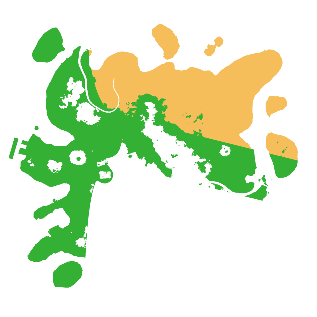 Biome Rust Map: Procedural Map, Size: 3000, Seed: 74076300