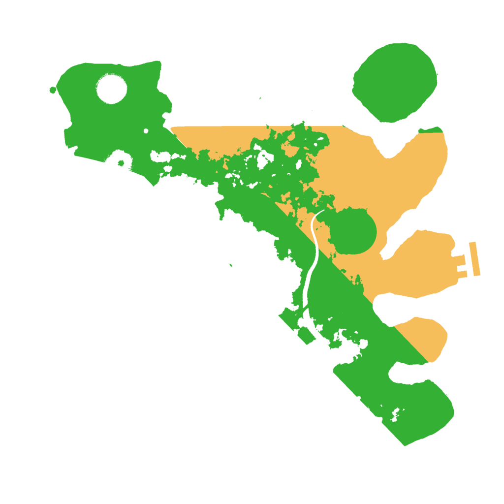 Biome Rust Map: Procedural Map, Size: 3000, Seed: 396386493