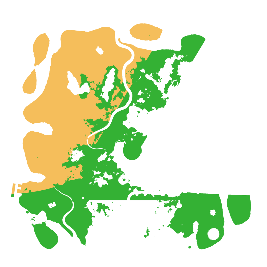 Biome Rust Map: Procedural Map, Size: 4000, Seed: 6101