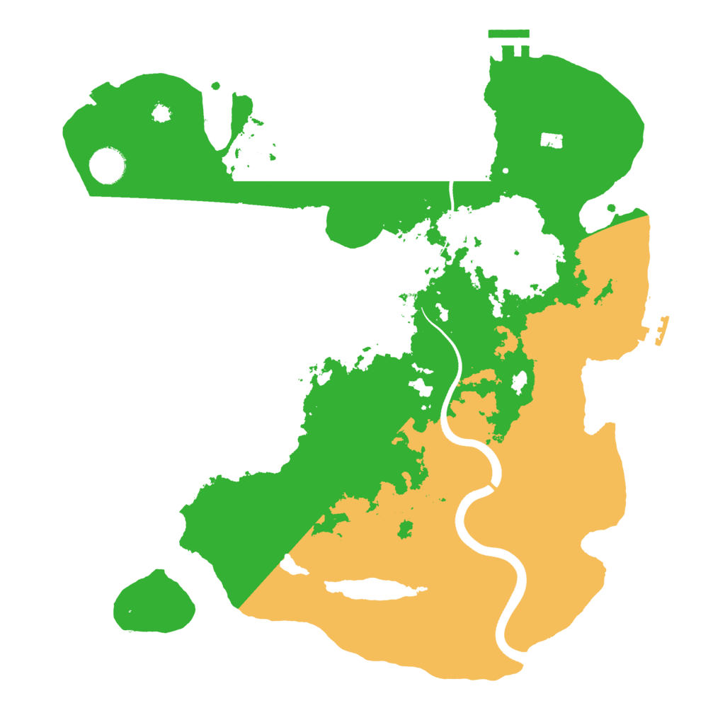 Biome Rust Map: Procedural Map, Size: 3560, Seed: 622094