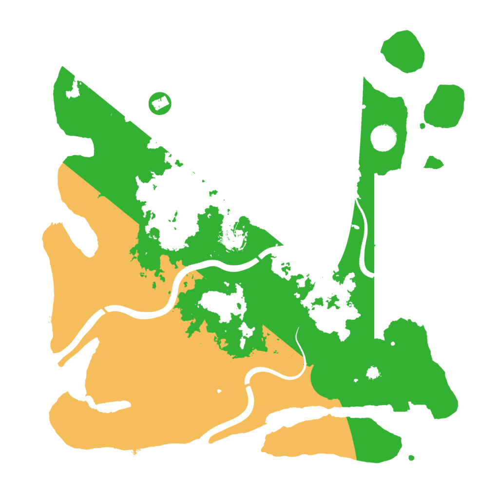 Biome Rust Map: Procedural Map, Size: 3500, Seed: 1137576490