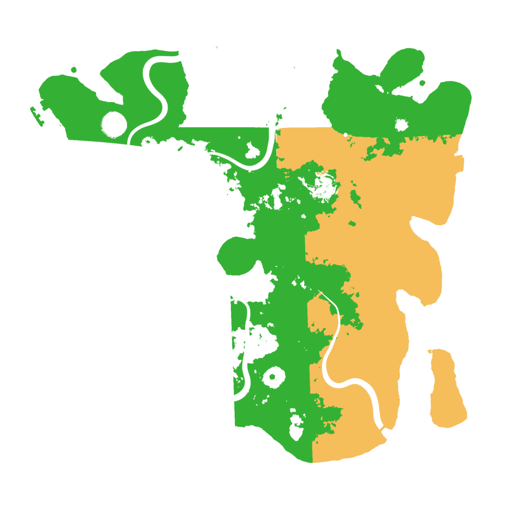Biome Rust Map: Procedural Map, Size: 3560, Seed: 2077039