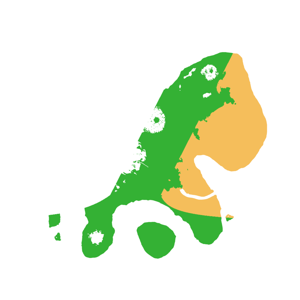 Biome Rust Map: Procedural Map, Size: 2000, Seed: 570544755