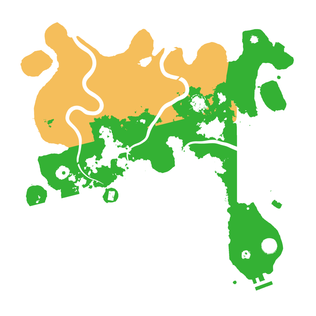 Biome Rust Map: Procedural Map, Size: 3560, Seed: 5539484